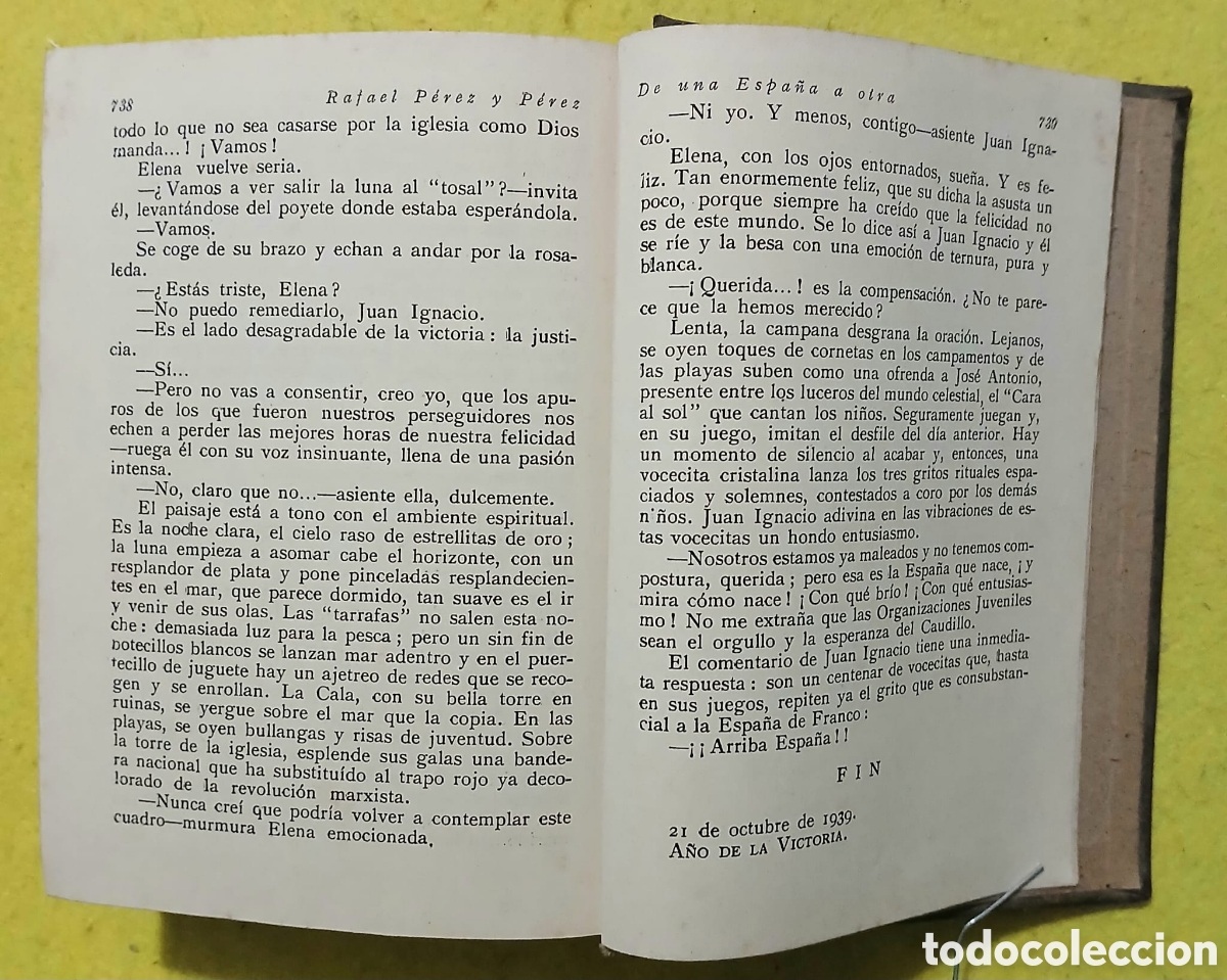 Libros: Dos Espa&ntilde;as, Rafael P&eacute;rez y P&eacute;rez - Foto 5