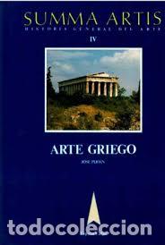 Libros: SUMMA ARTIS. Historia General del arte IV: El Arte Griego.
