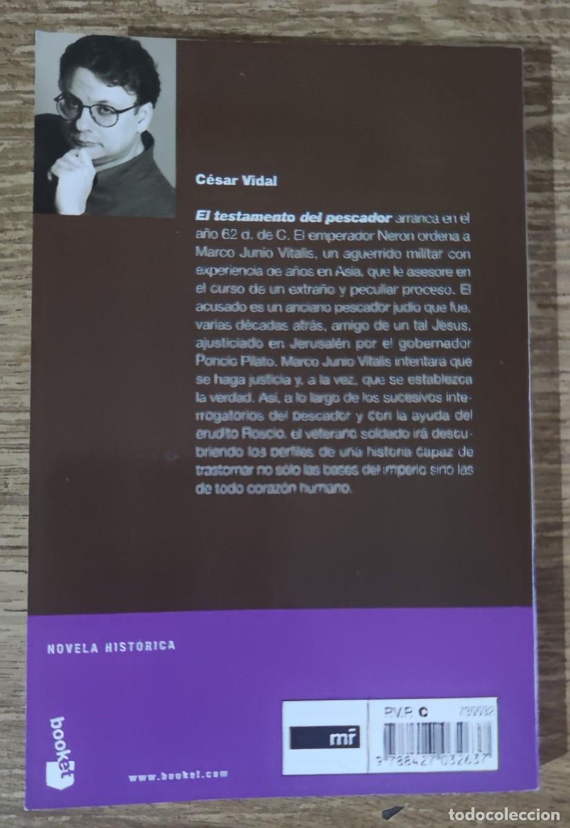 Libros: Libro - El testamento del pescador (2006) C&eacute;sar Vidal - Foto 4