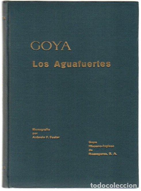 books: Goya. Los aguafuertes - Fuster, Antonio F.