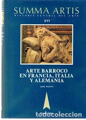 Libros: SUMMA ARTIS. Historia General del arte XVI: Arte barroco en Francia, Italia y Alemania.