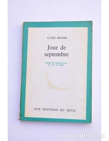 Libros: Jour de septembre - RINSER, Luise - Foto 1