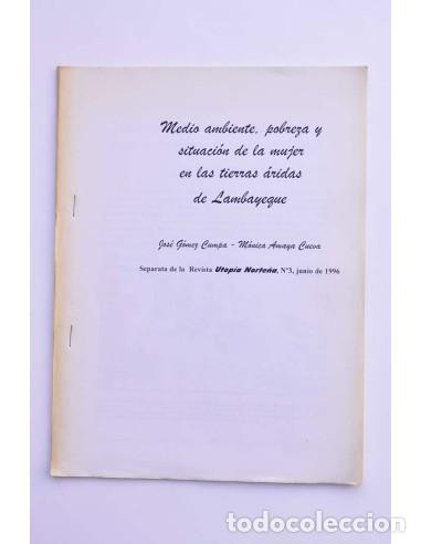 Livres: Medio ambiente, pobreza y situaci&oacute;n de la mujer en las tierras &aacute;ridas de Lambayeque - G&Oacute;MEZ CUMPA, J