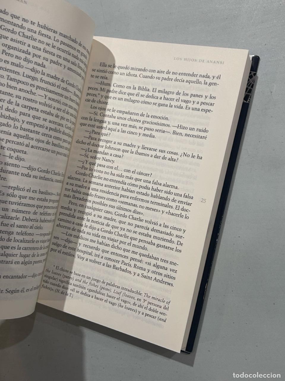 Libros: Neil Gaiman - Los hijos de Anansi - Foto 3