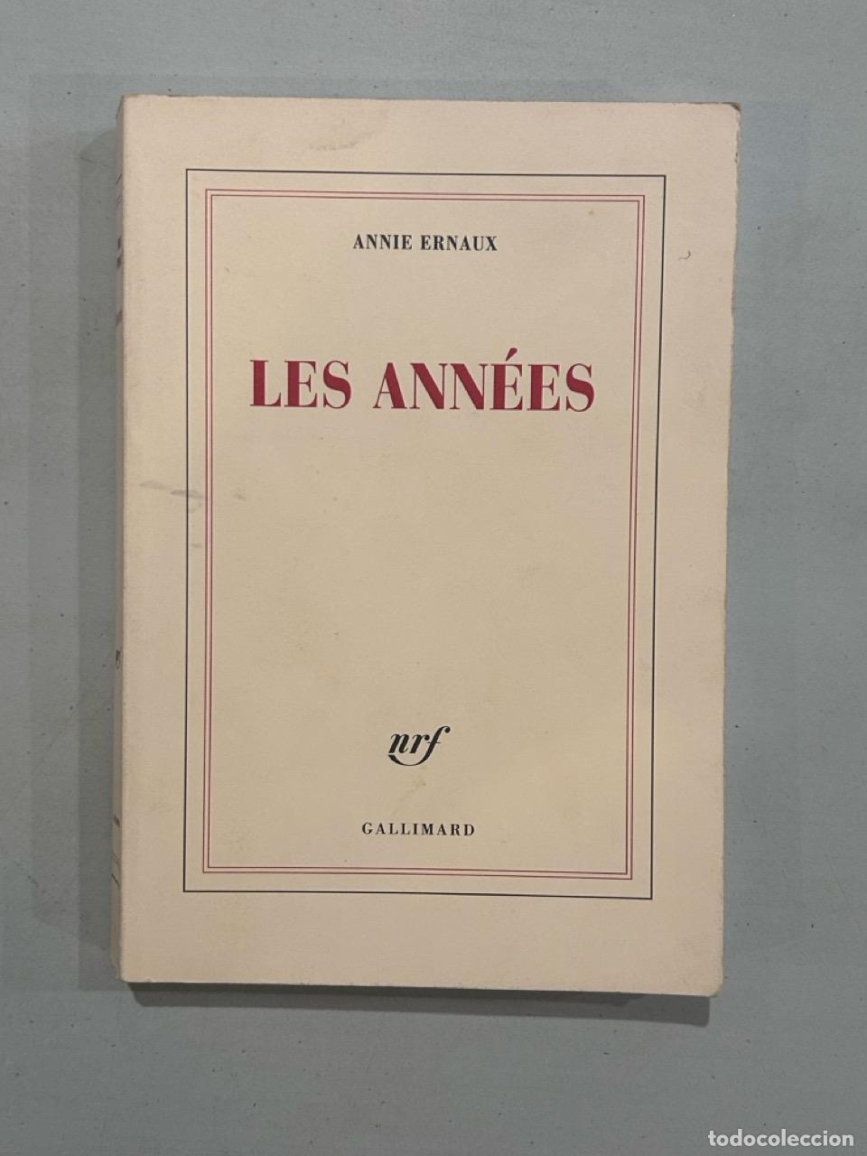 Libros: Annie Ernaux - Les ann&eacute;es