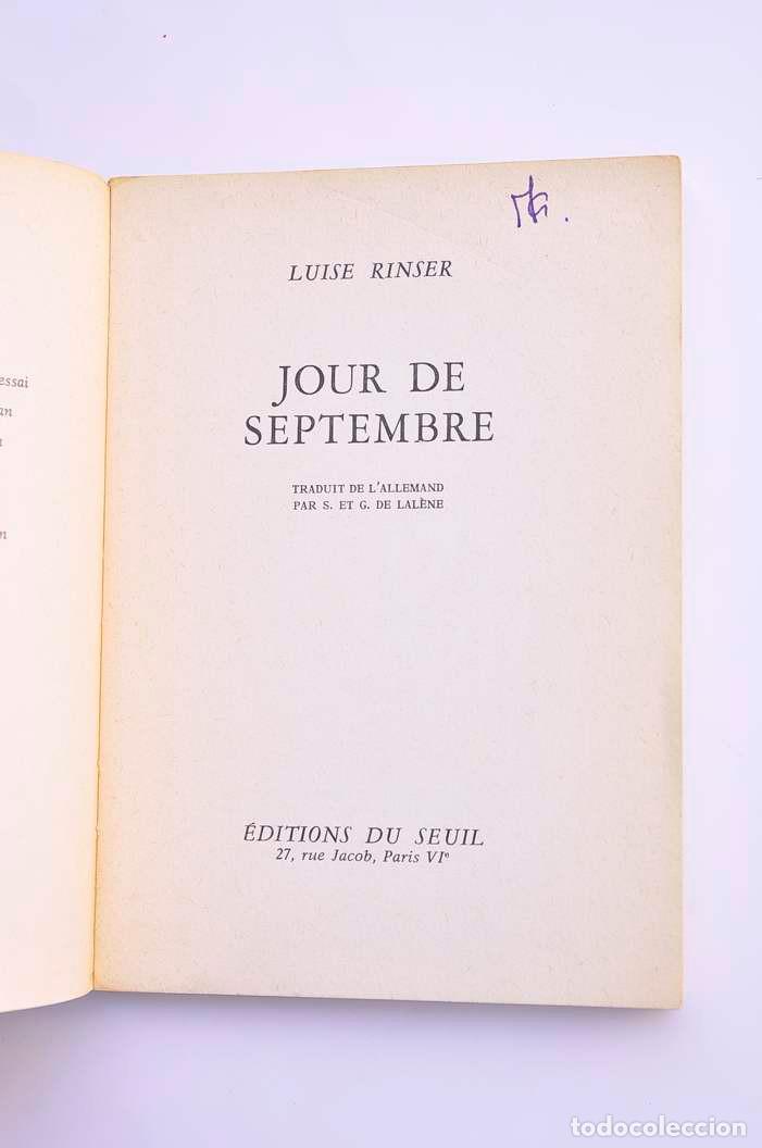 Libros: Jour de septembre - RINSER, Luise - Foto 2