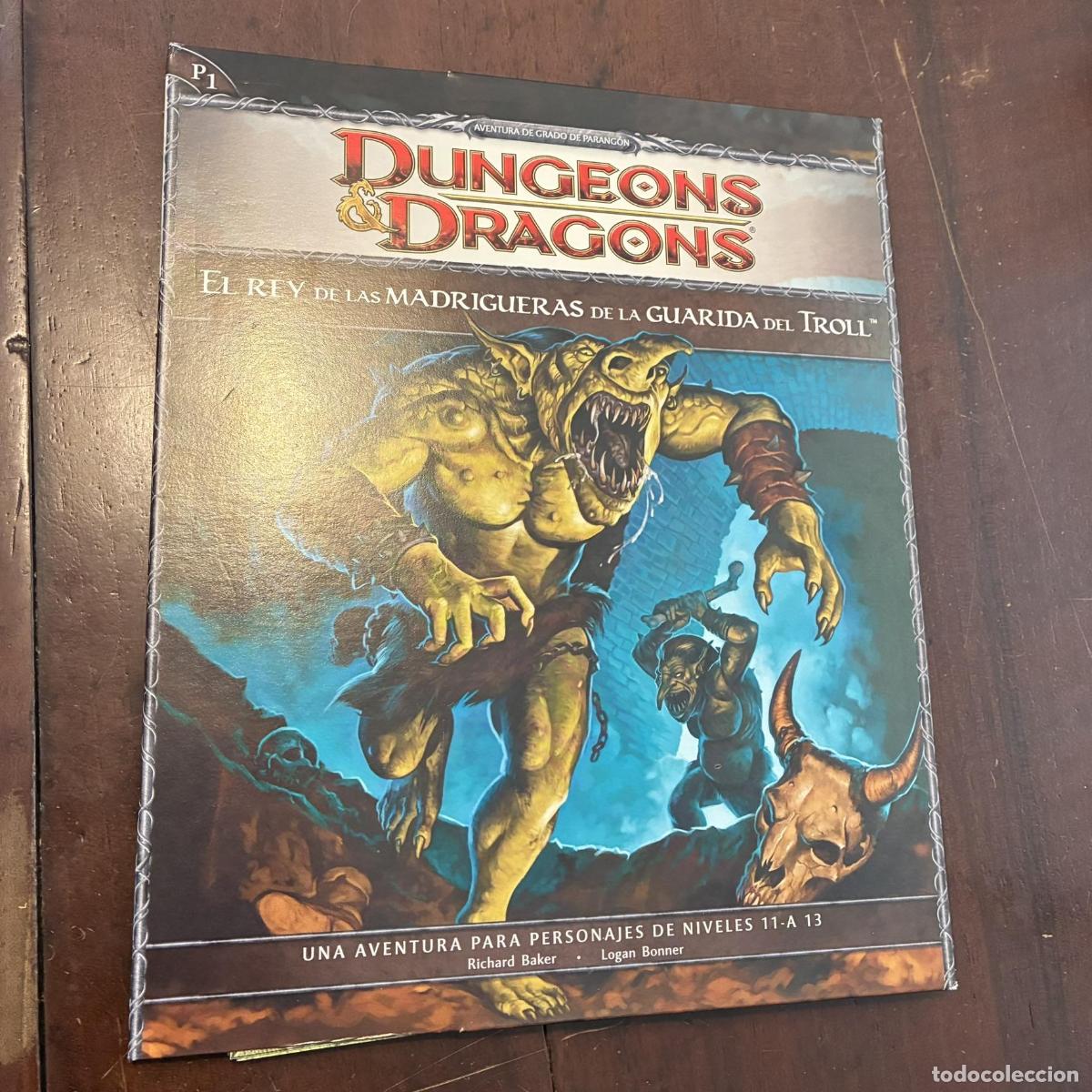 Libros: El rey de las madrigueras de la guarida del troll. Dungeons & Dragons - Richard Baker. Logan Bonner