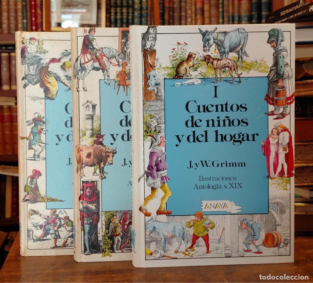 Libros: CUENTOS DE NI&Ntilde;OS Y DEL HOGAR. Intro. Herman Grimm. Trad. mar&iacute;a Antonio Seijo Castroviejo. Ilustrac