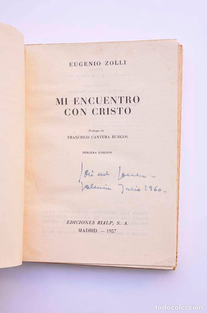 Libros: Mi encuentro con Cristo - ZOLLI, Eugenio - Foto 2