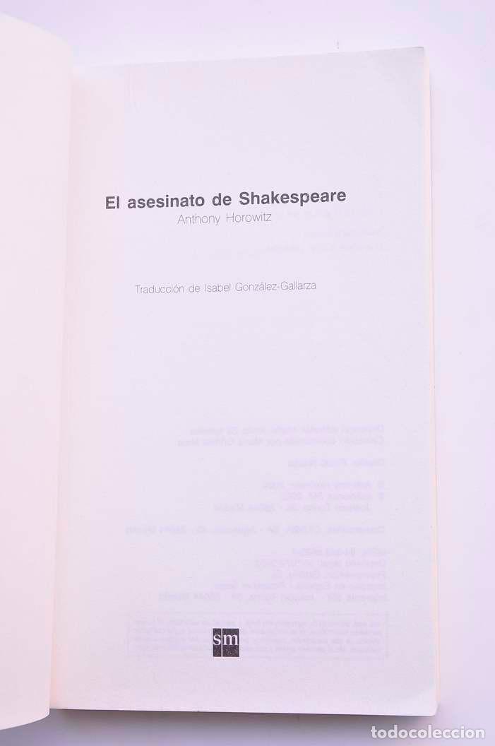 Libros: El asesinato de Shakespeare - HOROWITZ, Anthony - Foto 2