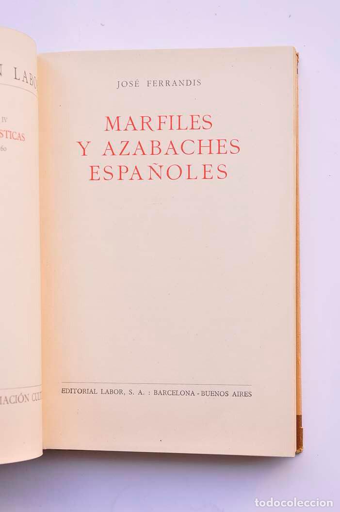 Libros: Marfiles y azabaches espa&ntilde;oles - FERRANDIS, Jos&eacute; - Foto 3