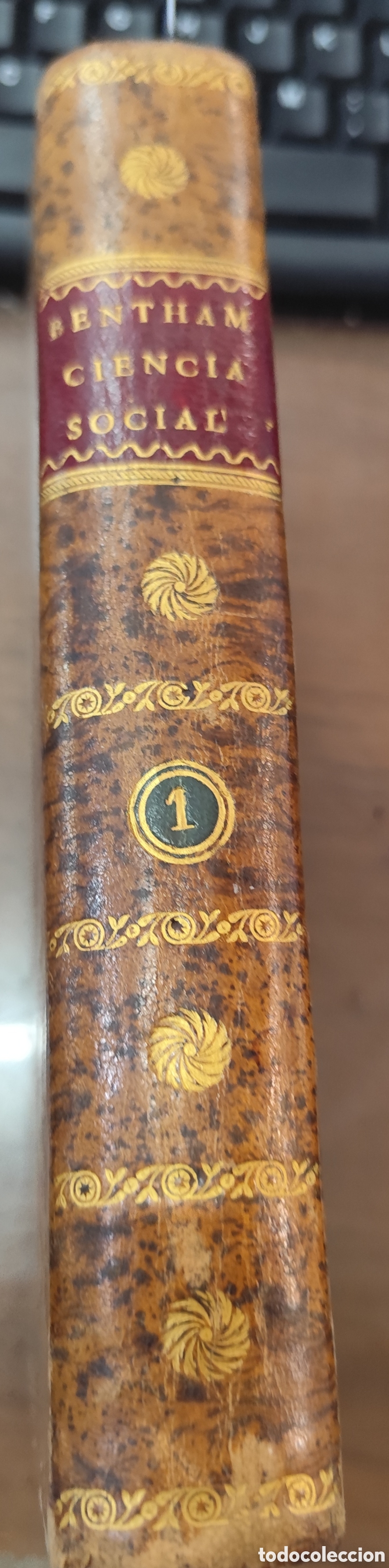 Libri di seconda mano: PRINCIPIOS DE LA CIENCIA SOCIAL O DE LAS CIENCIAS MORALES Y POLITICAS. A&ntilde;o 1821 - BENTHAM,Jerem&iacute;as