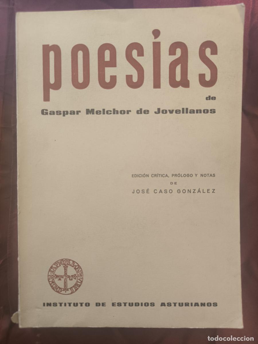 Libros: Poes&iacute;as - Gaspar Melchor de Jovellanos.