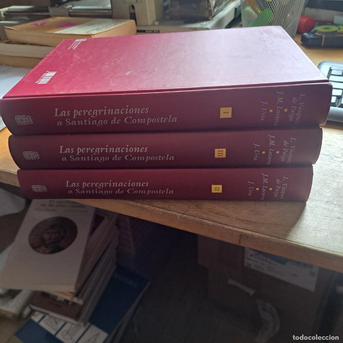 Libros: Las Peregrinaciones a Santiago de Compostela. Luis V&aacute;zquez de Parga, Jos&eacute; M&ordf; Lacarra, Juan Ur&iacute;a, MUY
