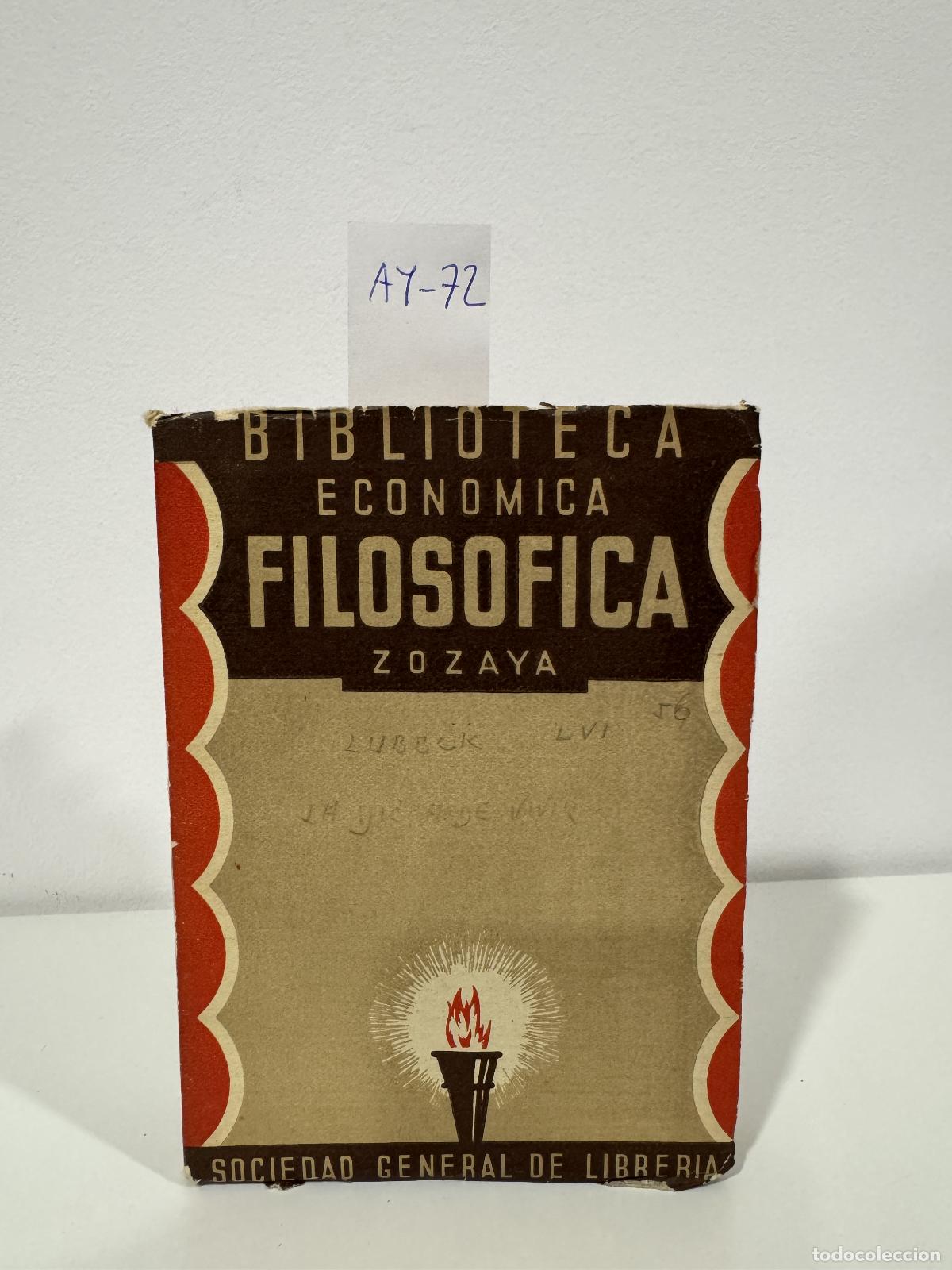 Libros: LUBBOCK, Sir John. - La dicha de vivir.