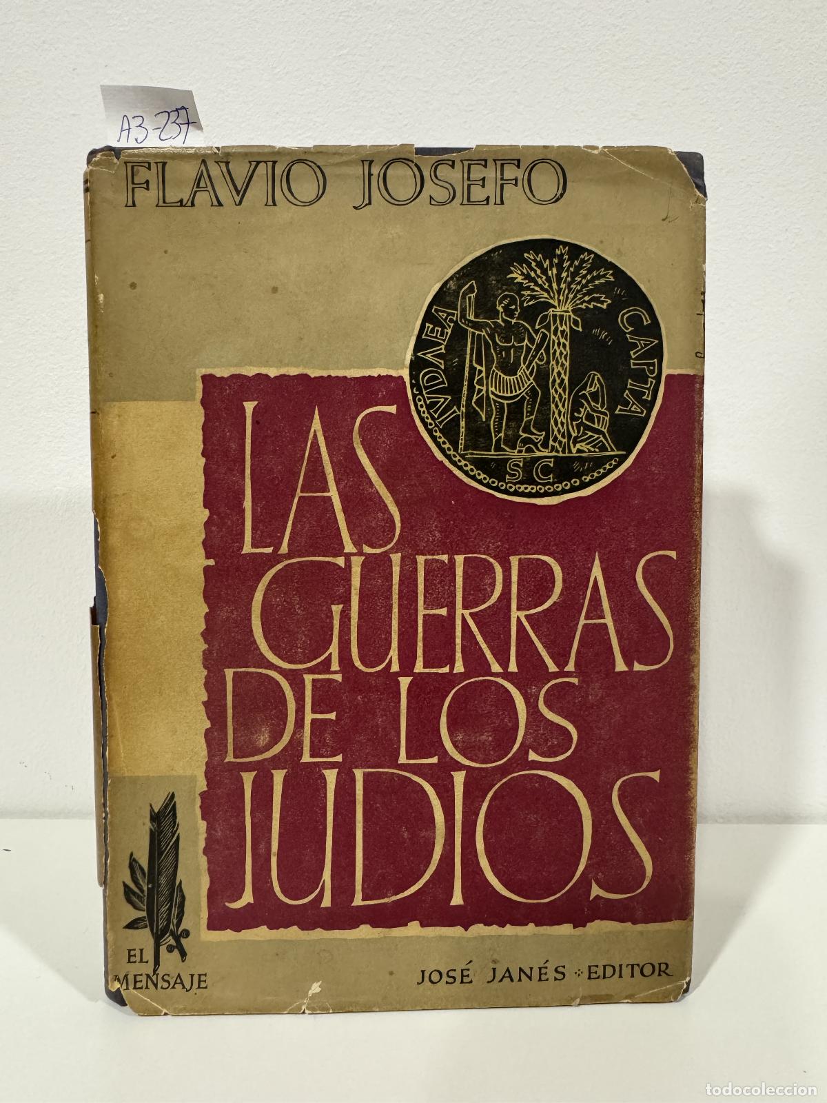 Libros: JOSEFO, Flavio. - Las guerras de los jud&iacute;os.