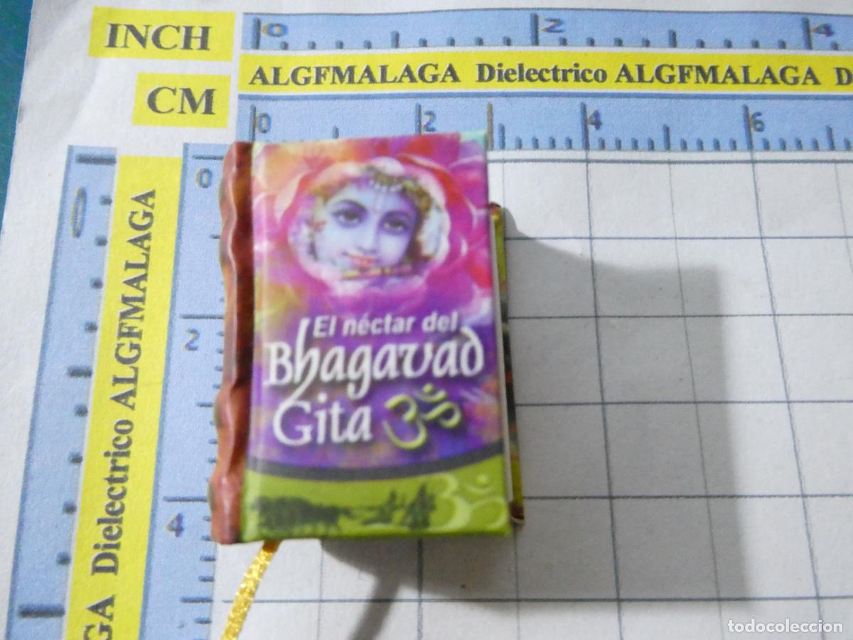 Livres: LIBRO LIBRITO MINIATURA MINI LILIPUT. EL N&Eacute;CTAR DEL BHAGAVAD GITA HINDUISMO. LIMA PERU. 8GR