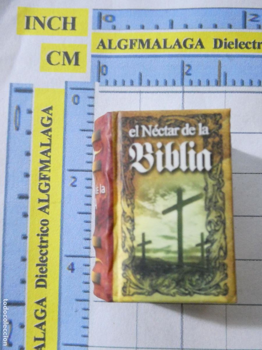 Libros: LIBRO LIBRITO MINIATURA MINI LILIPUT. EL N&Eacute;CTAR DE LA BIBLIA CRISTIANISMO. LIMA PERU. 8GR