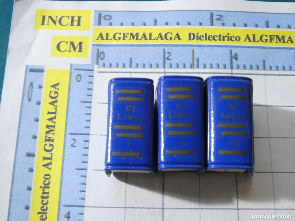 Libros: 3 LIBROS LIBRITOS MINIATURA MINI LILIPUT. EL LIBRO 3 TOMO. ALBERTO BRICE&Ntilde;O A&Ntilde;O 1995. LIMA PERU. 6GR
