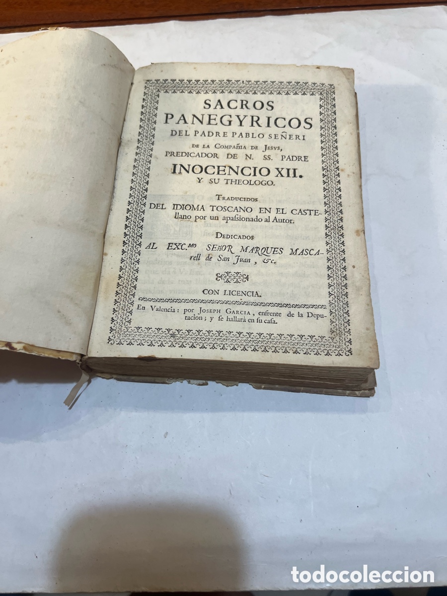 Libros: Libro antiguo del siglo XVIII - Foto 4