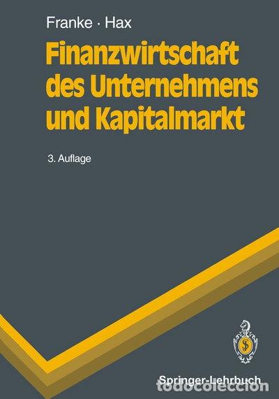 books: Finanzwirtschaft des Unternehmens und Kapitalmarkt- 9783540582809