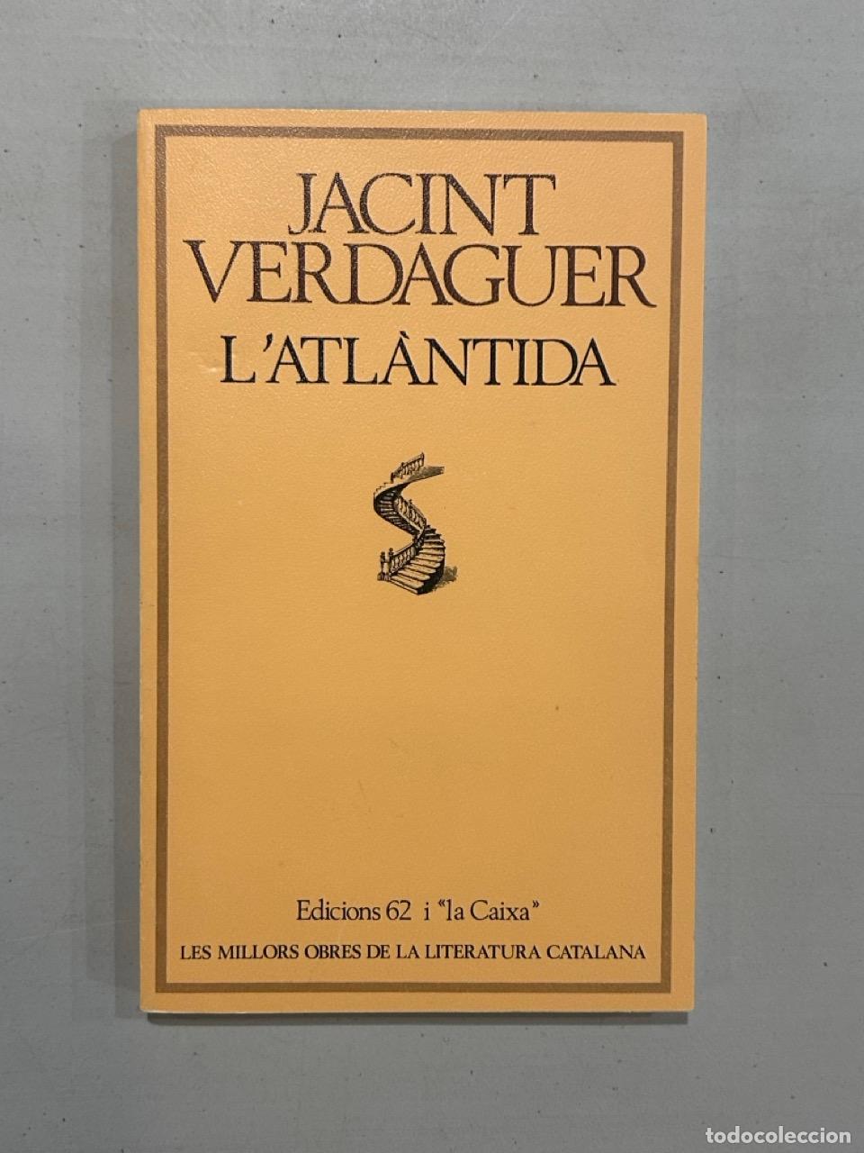 Libros: Jacint Verdaguer - L'atl&agrave;ntida