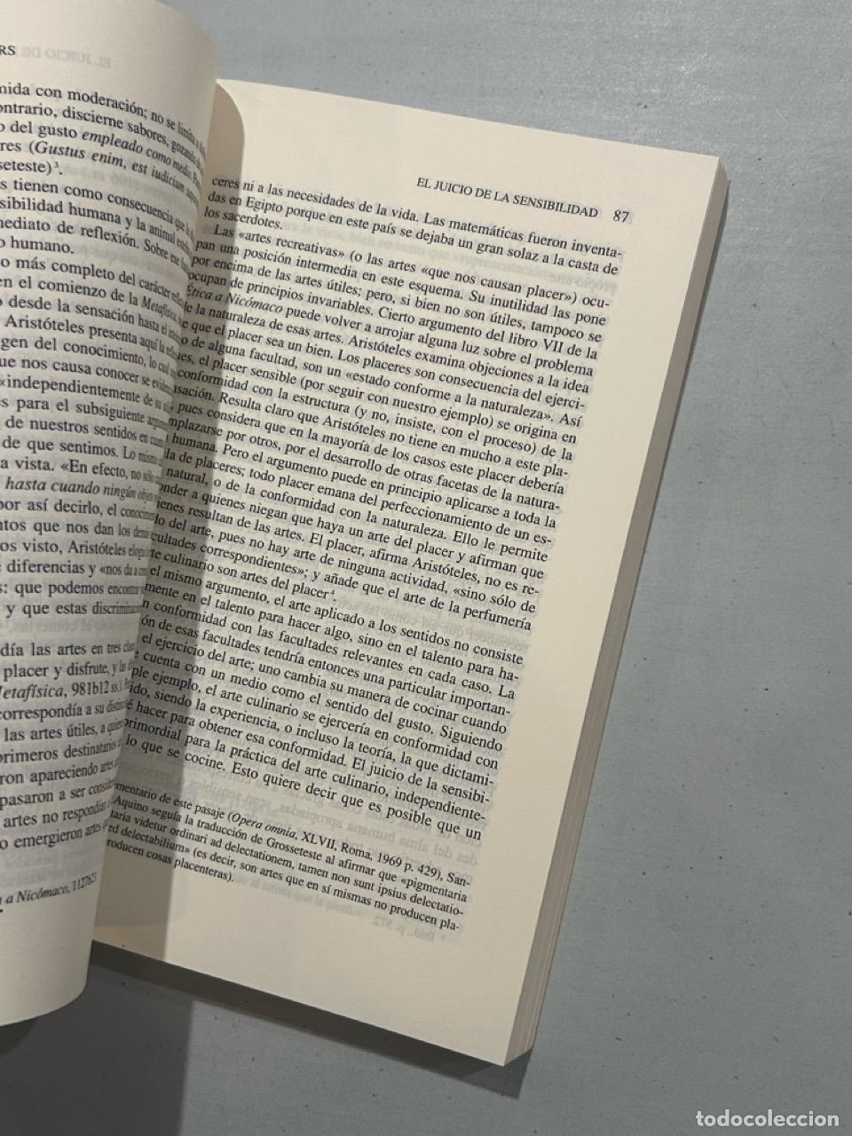 Libros: David Summers - El juicio de la sensibilidad - Foto 2