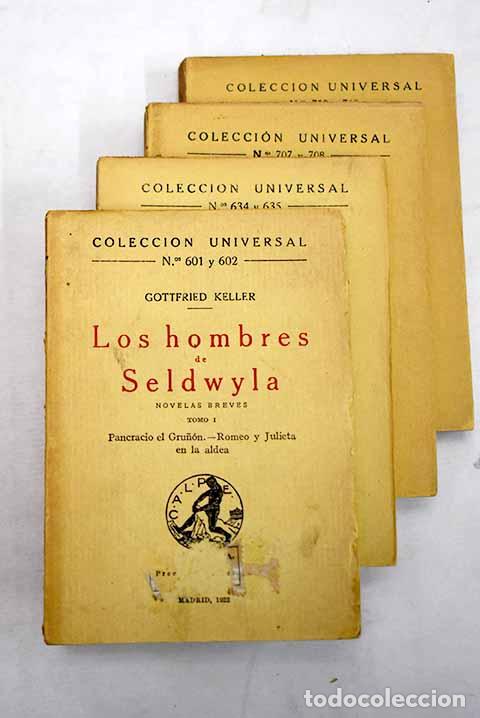 Libros: Los hombres de Seldwyla: novelas breves.- Keller, Gottfried