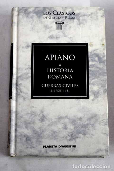 Libros: Historia romana: Apiano.- Apiano