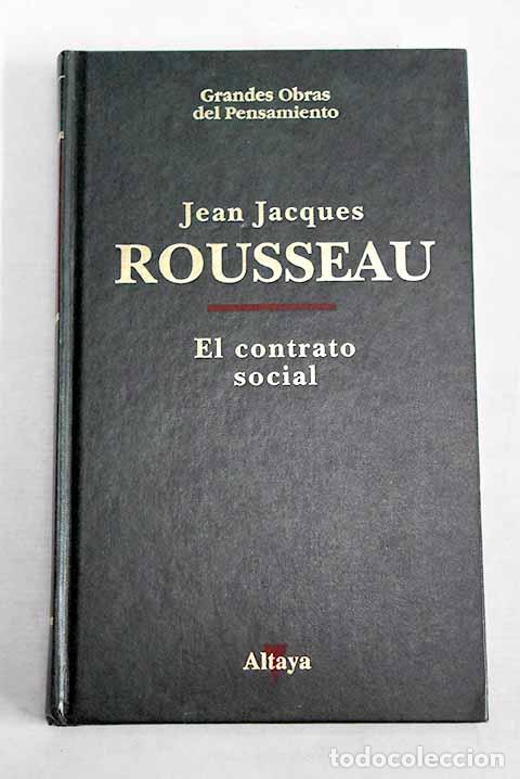 Libros: El contrato social: Rousseau, Jean-Jacques.- Rousseau, Jean-Jacques