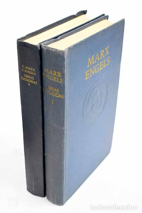 Libros: Obras escogidas en dos tomos.- Marx, Karl
