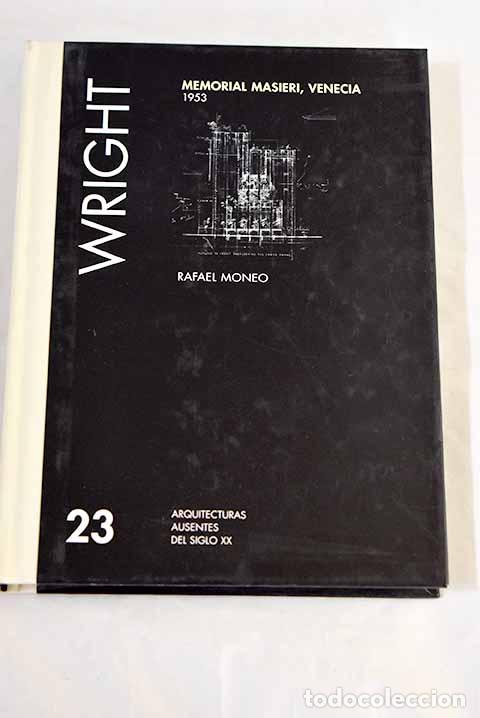 Livros em segunda m&atilde;o: Frank Lloyd Wright: Memorial Masieri, Venecia = Memorial Masieri Venice 1953