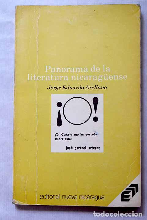 Libros: Panorama de la literatura nicaraguense.- Arellano, Jorge Eduardo