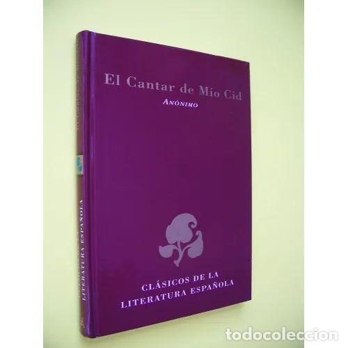 Livres: EL CANTAR DE M&Iacute;O CID - AN&Oacute;NIMO