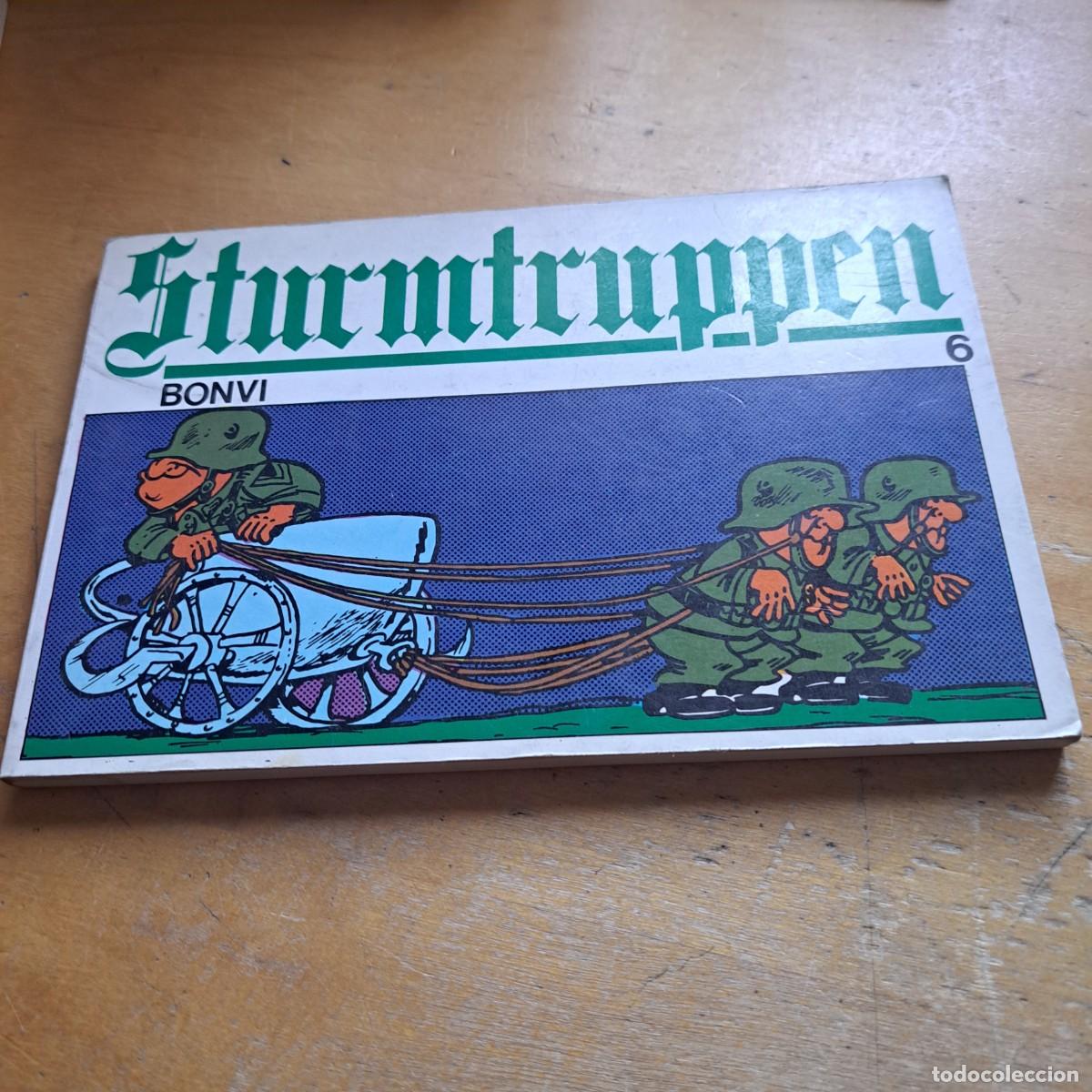 Libros: STURMTRUPPEN Bonvi 6 MUY BUEN ESTADO Editorial: Nueva Frontera edicion 1981 FORMATO APAISADO