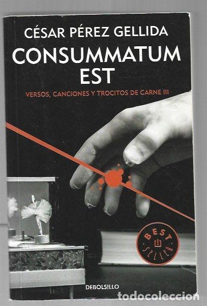 Libros: CONSUMMATUM EST - PEREZ GELLIDA, CESAR