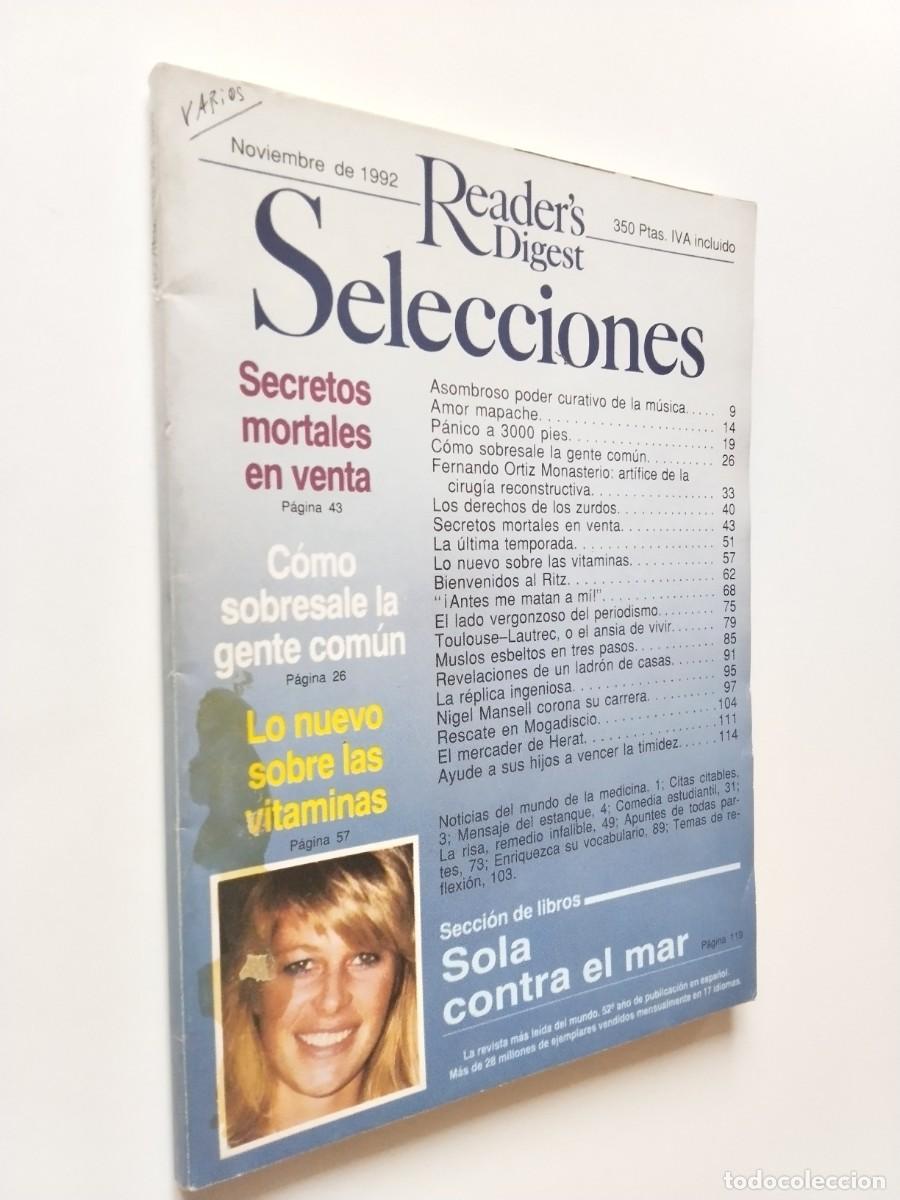 Livres: VV. AA. - Selecciones del Reader's Digest (noviembre de 1992)