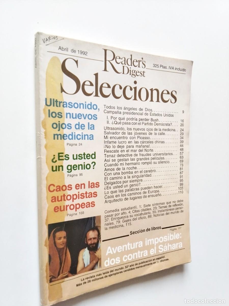 Livres: VV. AA. - Selecciones del Reader's Digest (abril de 1992)