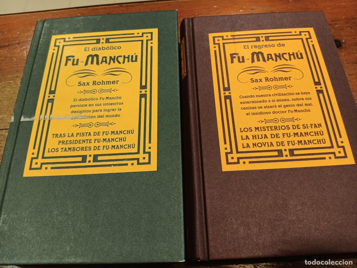 Libros: ROHMER, SAX - El regreso de Fu Manch&uacute;-El diab&oacute;lico Fu Manch&uacute;. Dos tomos.