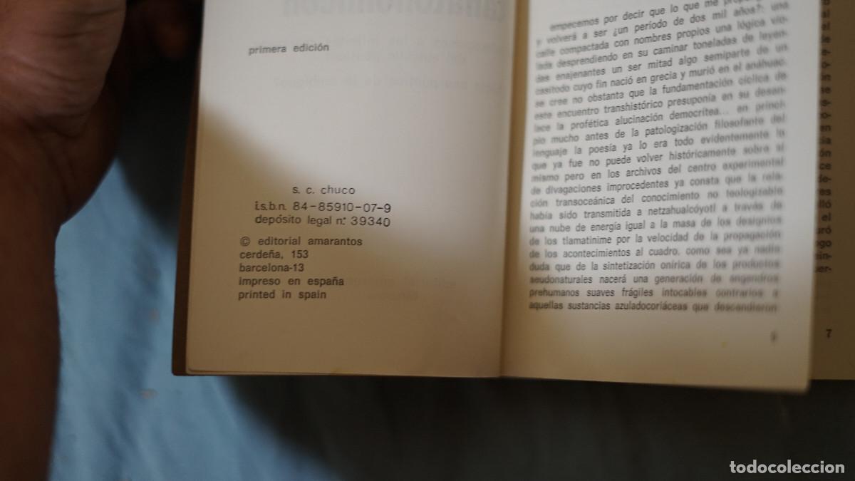 Libros: S. C. Chuco - Tanatonomicon - Amarantos - Foto 2