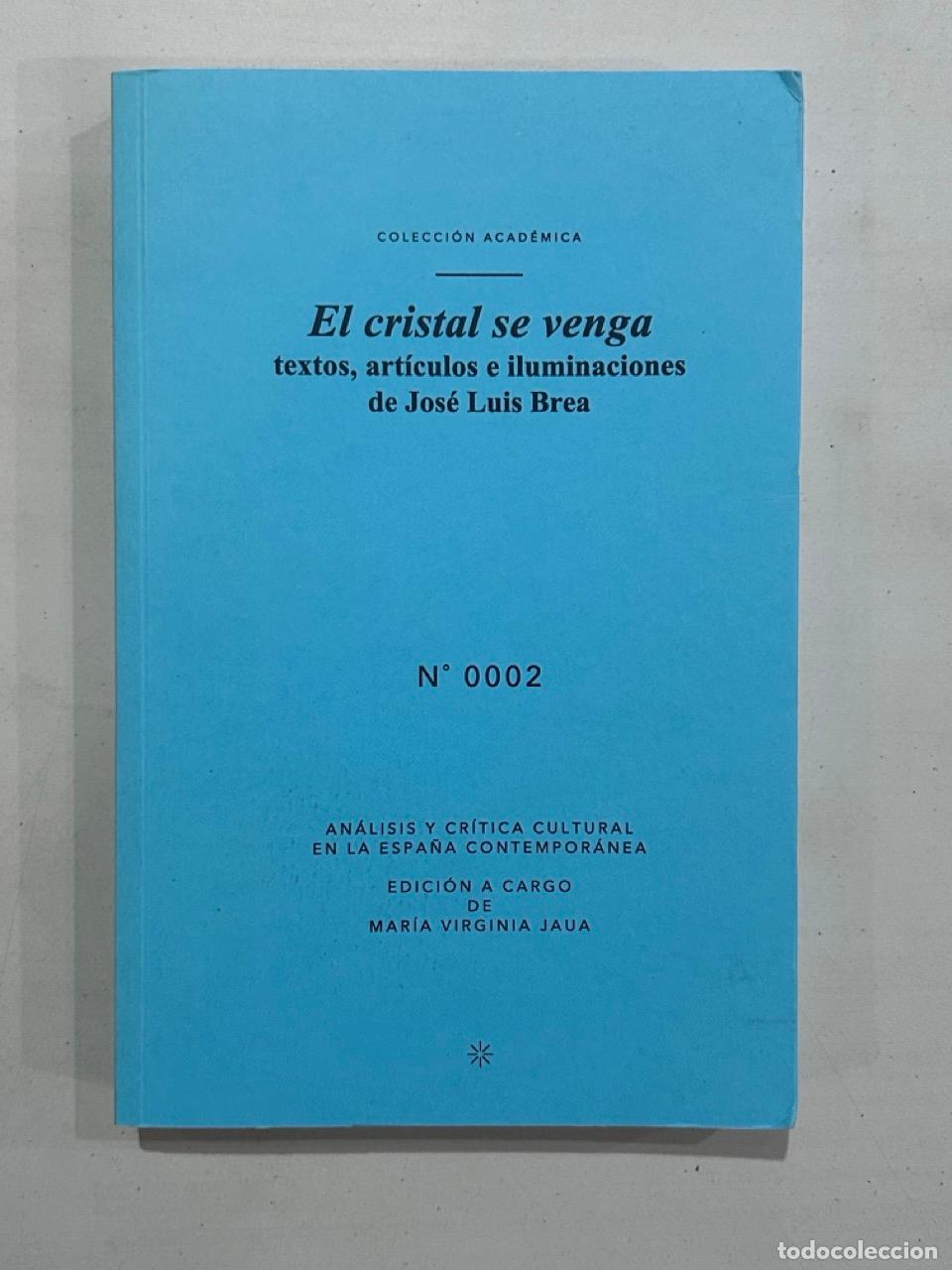 Libros: Jos&eacute; Luis Brea - El cristal se venga - Foto 1
