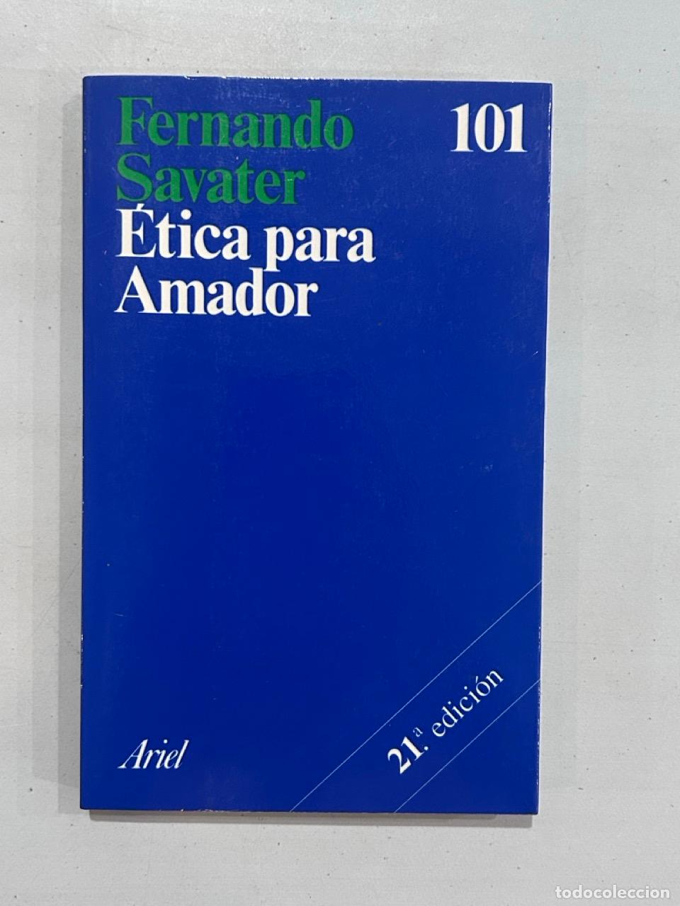 Libros: Fernando Savater - &Eacute;tica para amador - Foto 1