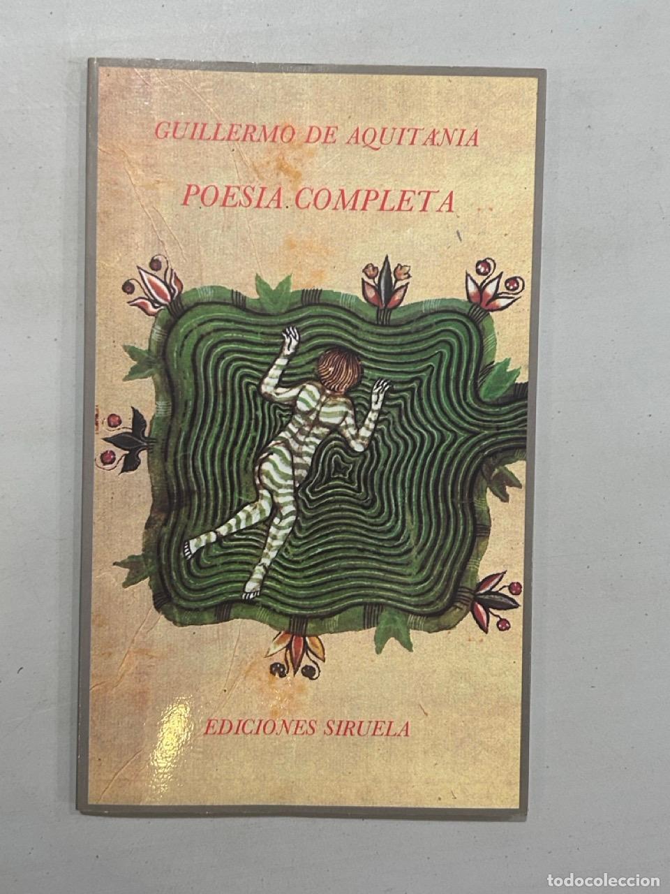 books: Guillermo de Aquitania - Poes&iacute;a completa