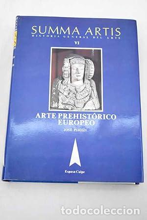 books: SUMMA ARTIS. Historia General del arte VI: Arte Prehist&oacute;rico Europeo.