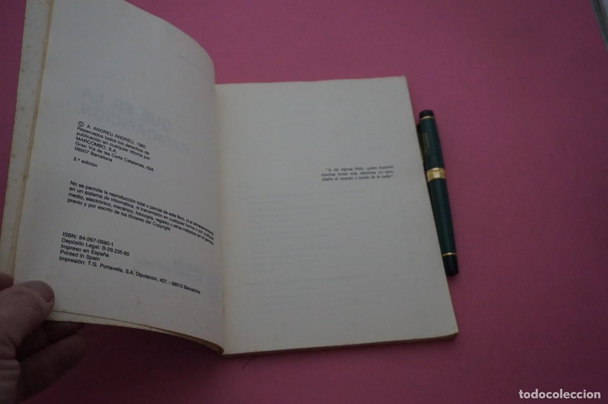 Libros: AMF-33C/ QUE ES LA RADIOAFICION - ARTURO ANDREU - EA5ME - Foto 3