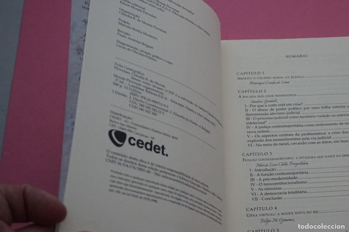 Libros: AMF-33D/ SERIES COMO DEUSES - O STF E SUBVERSAO DA JUSTICIA - Foto 5