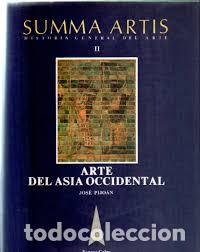Libros: SUMMA ARTIS. Historia General del arte II: Arte del Asia Occidental.