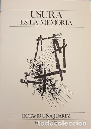 Libros: Usura es la memoria.