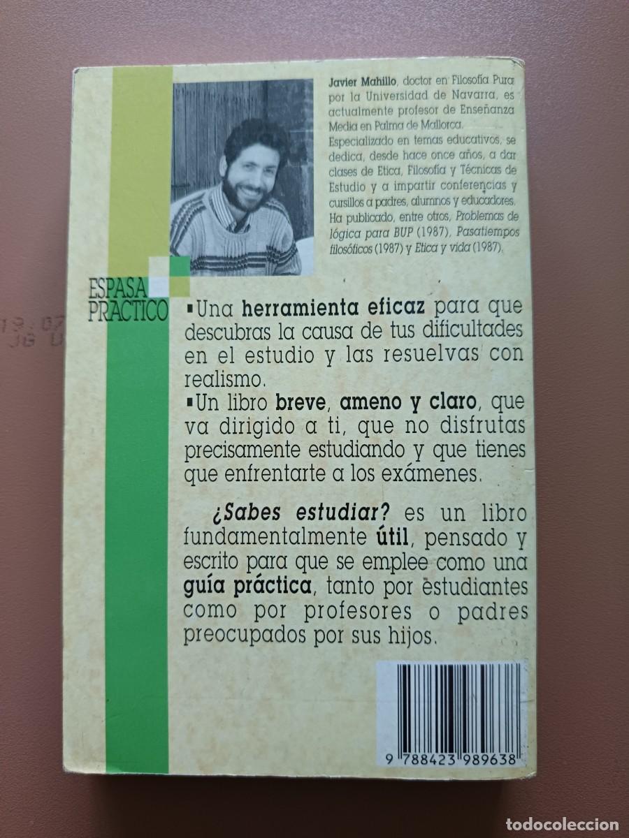 Libros: &iquest;SABES ESTUDIAR? - J. MAHILLO - Foto 2