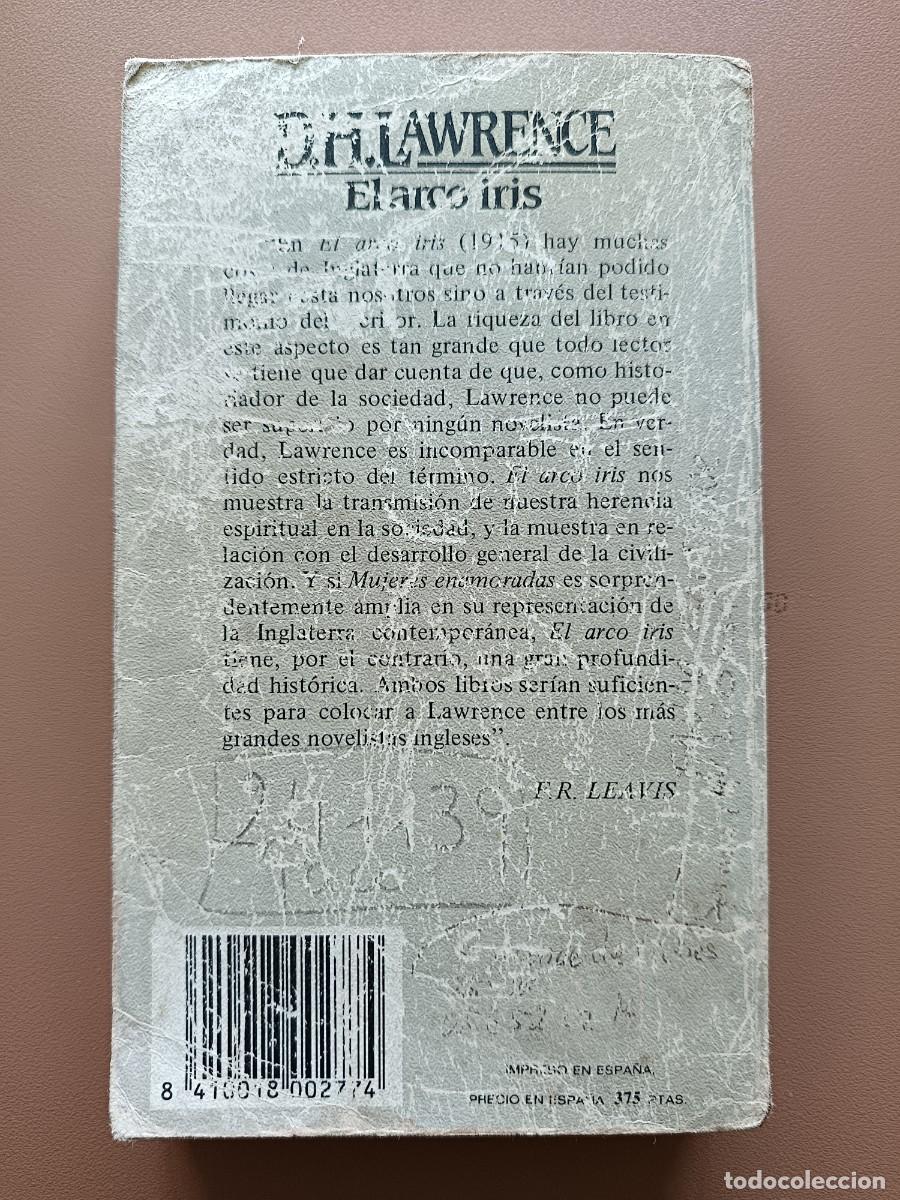Libros: EL ARCO IRIS - D.H. LAWRENCE - Foto 2